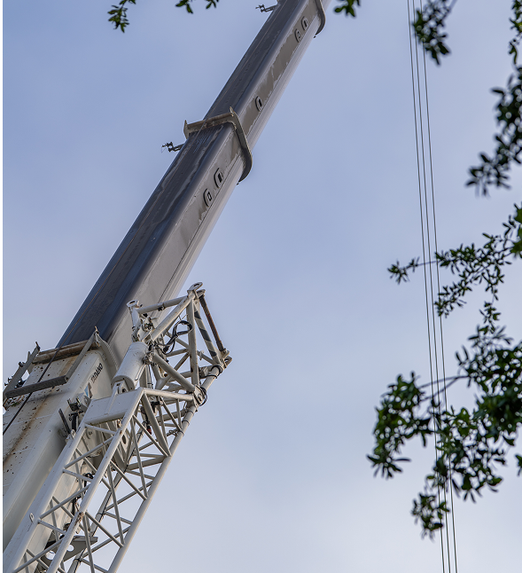 Construction crane and industrial equipment